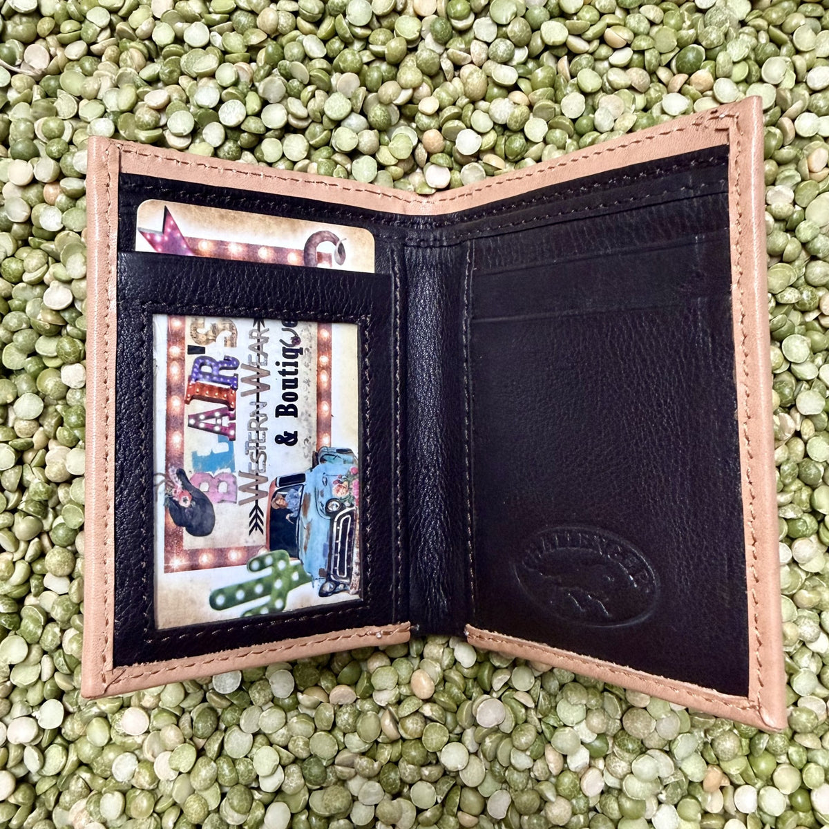 Men's Bifold Tooled Overlay Wallet