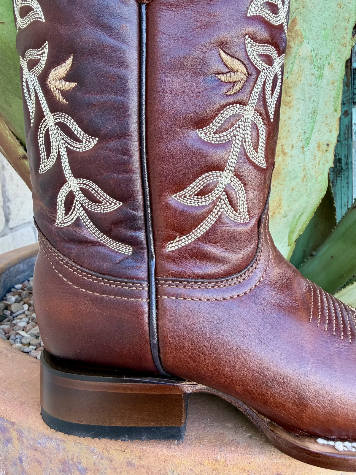 Women's Circle G Cognac Embroidered Western Boots