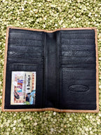 Men's Prayin' Cowboy Checkbook Wallet