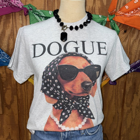 Women's DOGUE Glamorous Dachshund Graphic Tee