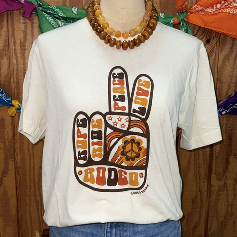 Women's Peace Cowboy Graphic Tee