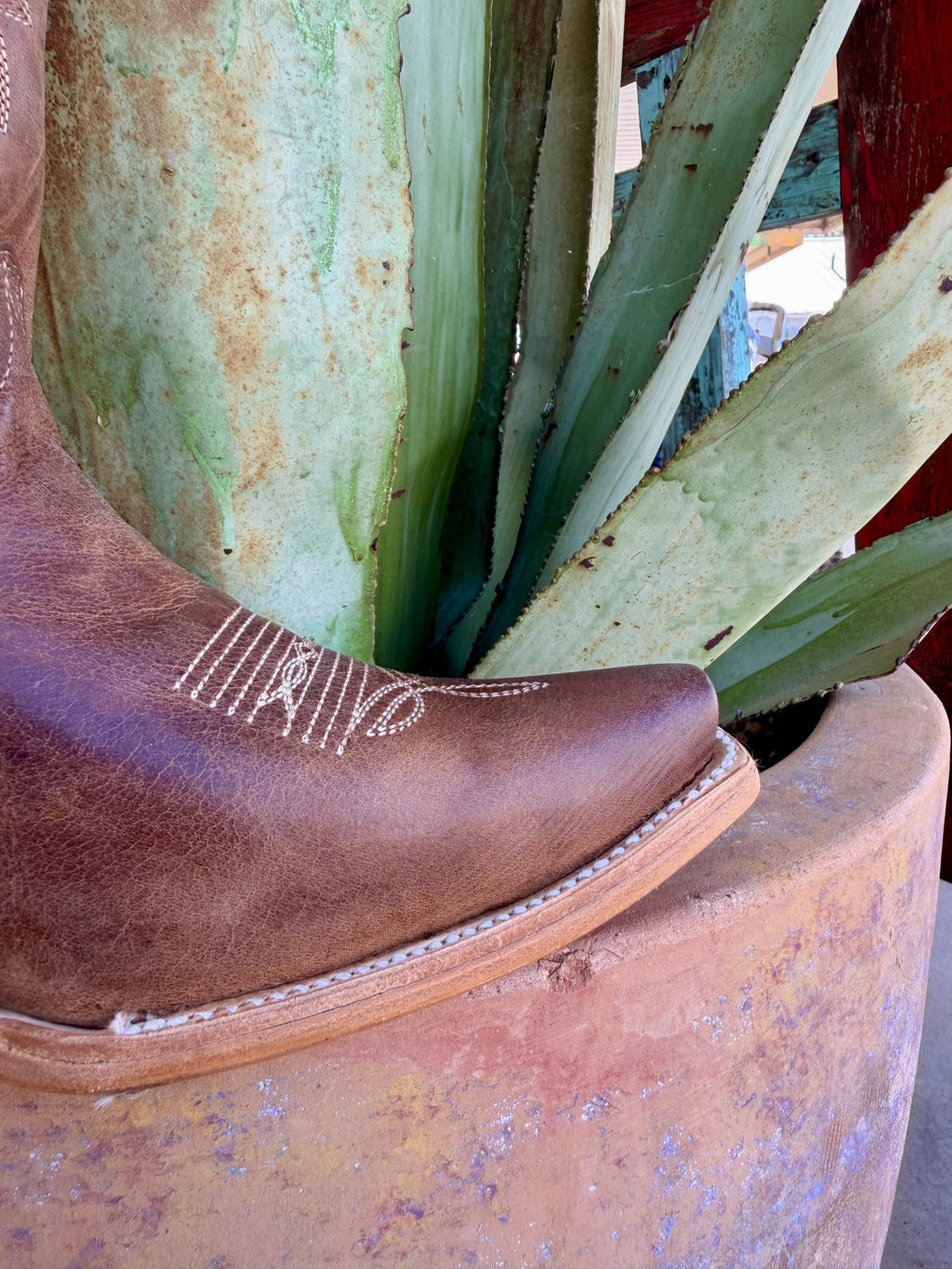 Women's Circle G Brown Leather Western Boots