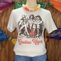 Women's Ladies Night Campfire Cowgirls Graphic Tee