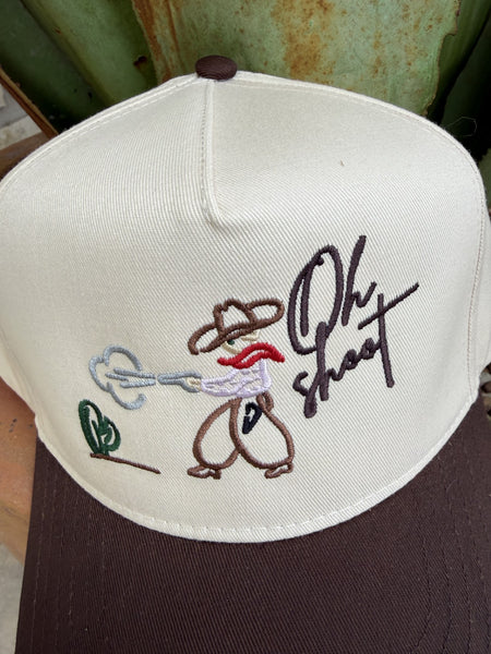 Women's Oh Shoot Embroidered Cowboy Cap