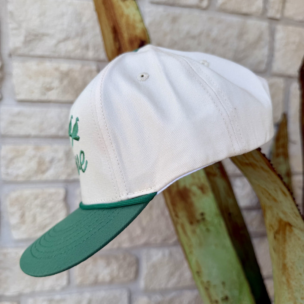 Two Dove Script Logo Snapback Cap