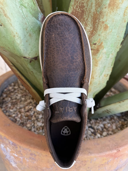 Men's Ariat Brown Elephant Hilo Tie Shoe