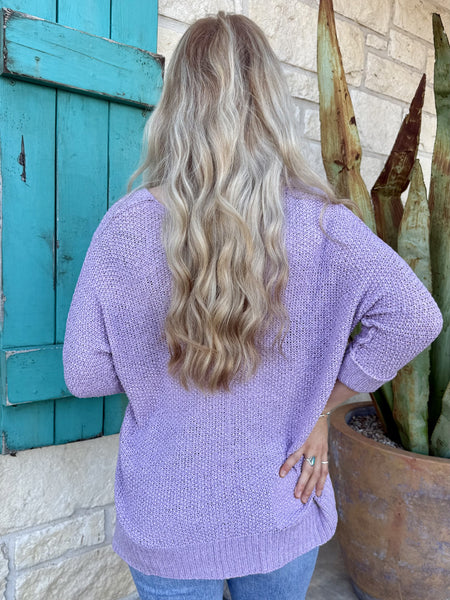 Ladies Lavender Knit - SK2207L
