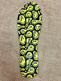 Flat Socks Foot Petal Flat Sock Smiley in Black/Yellow, washer- and dryer-safe design, with odor-control technology and moisture-wicking comfort - 75168FLS00704. Available at Blair's Western Wear, Marble Falls, TX.