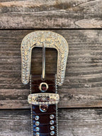 Kid's Bling Belt with Crocidile Leather - N4426002 - Blair's Western Wear Marble Falls, TX