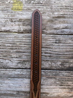 Kid's Tooled Leather Western Belt with Texas Star Conchos - 815 - Blair's Western Wear Marble Falls, TX
