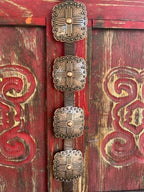 Ladies Oversized Concho Belt in Copper - DA3668 - BLAIR'S WESTERN WEAR MARBLE FALLS, TX