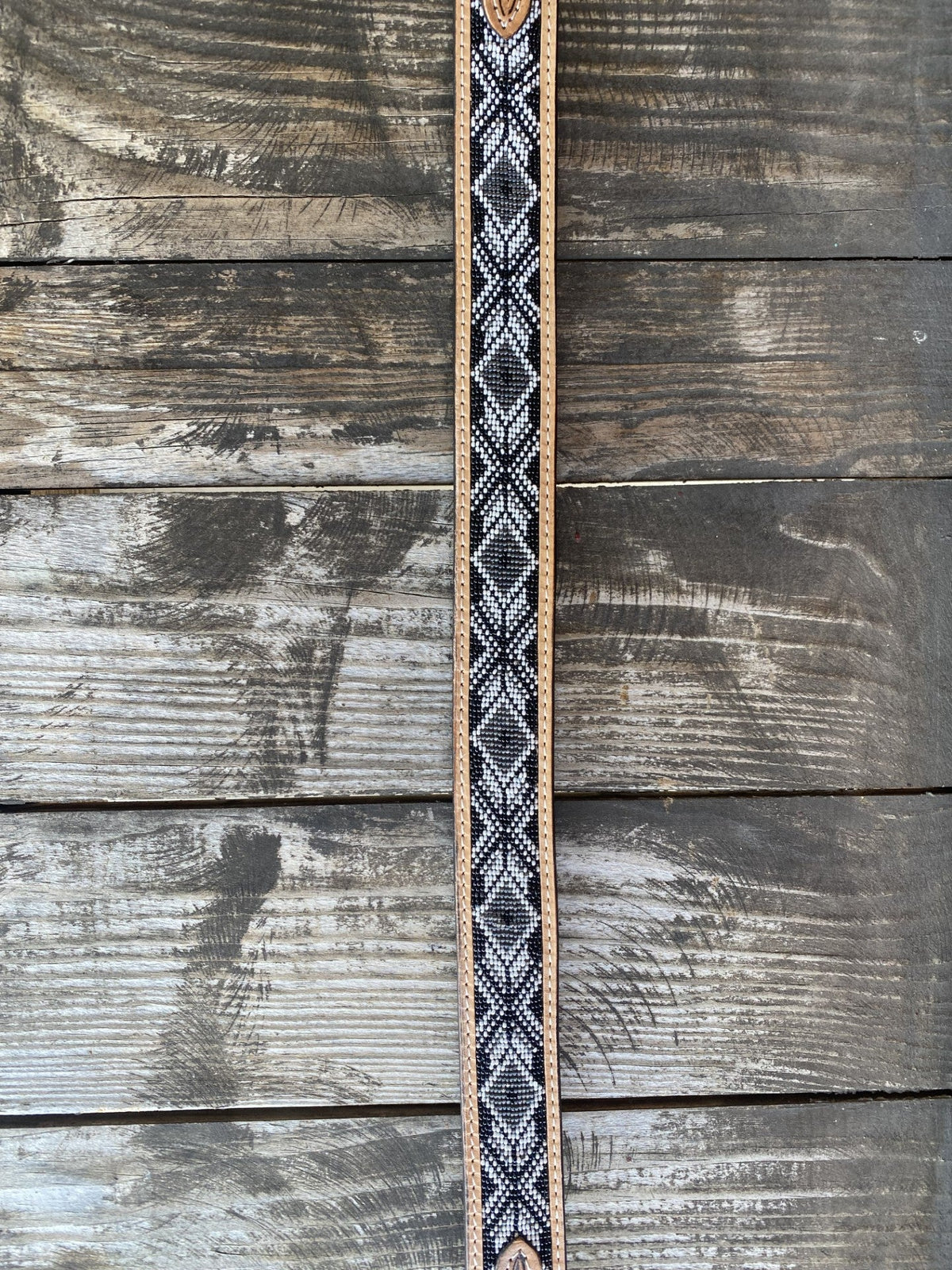 Ladies Floral Tooled Leather Belt