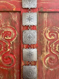 Ladies Oversized Square Aztec Concho Belt