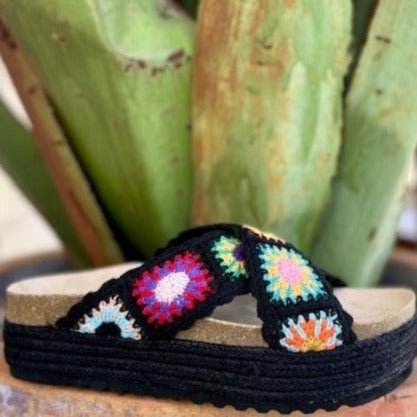 Ladies Sandal Wedge - GPLF36BB0B