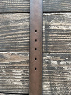 Ladies Smooth Leather Turquoise Stone Oval Buckle Belt
