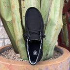 Men's Ariat All Black Hilo Slip-On Shoe