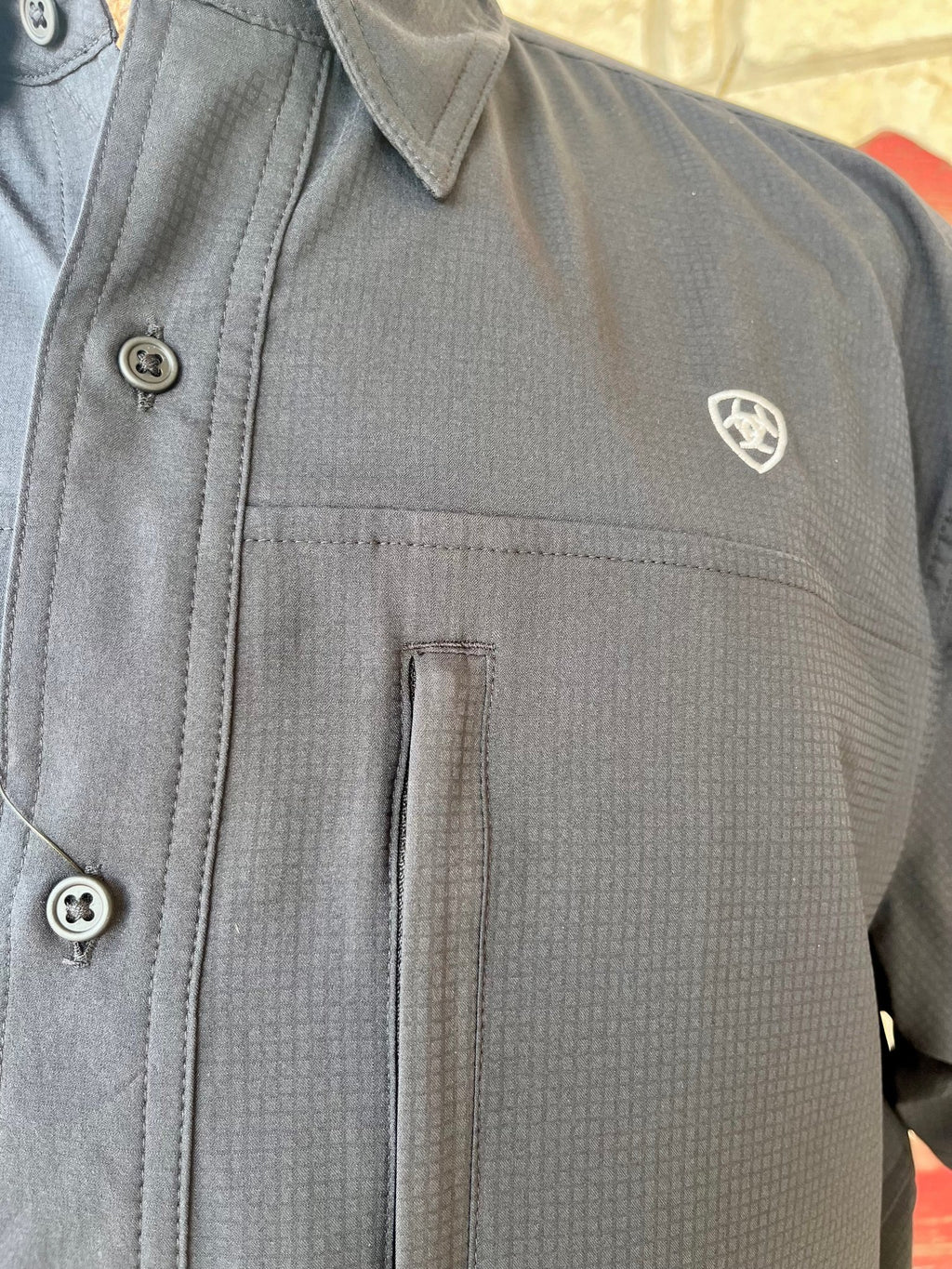 Men's Ariat Black VentTEK Short Sleeve Shirt