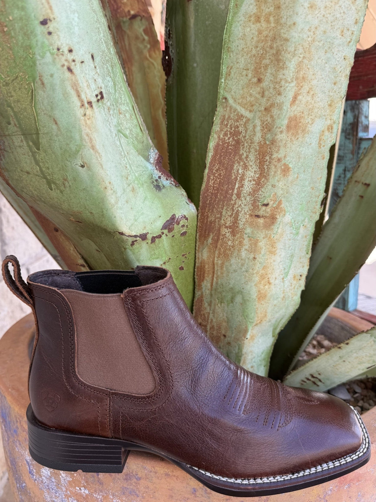 Men's Ariat Cognac Booker Ultra Slip-On Boot