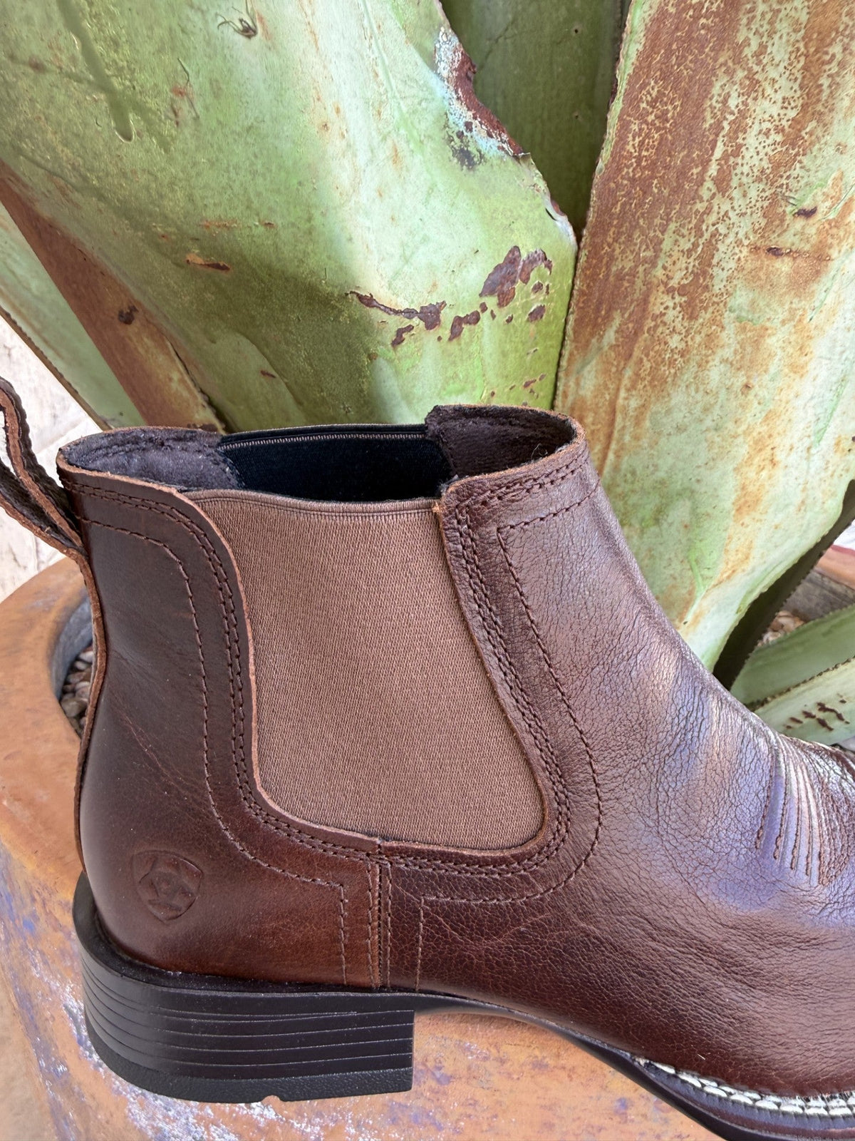 Men's Ariat Cognac Booker Ultra Slip-On Boot