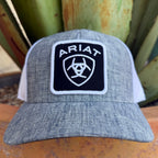 Men's Ariat Heather Gray with Patch Logo Cap
