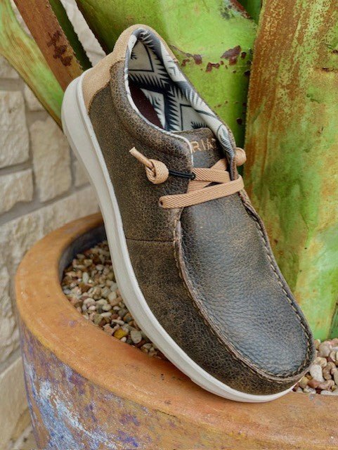Men's Ariat Hilo Brody Brown Slip-On Shoe