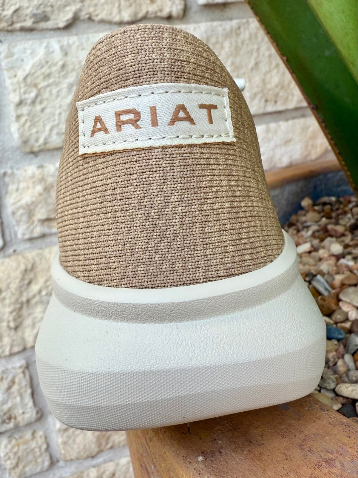 Men's Ariat Light Tan Knit Hilo Slip-On Shoe