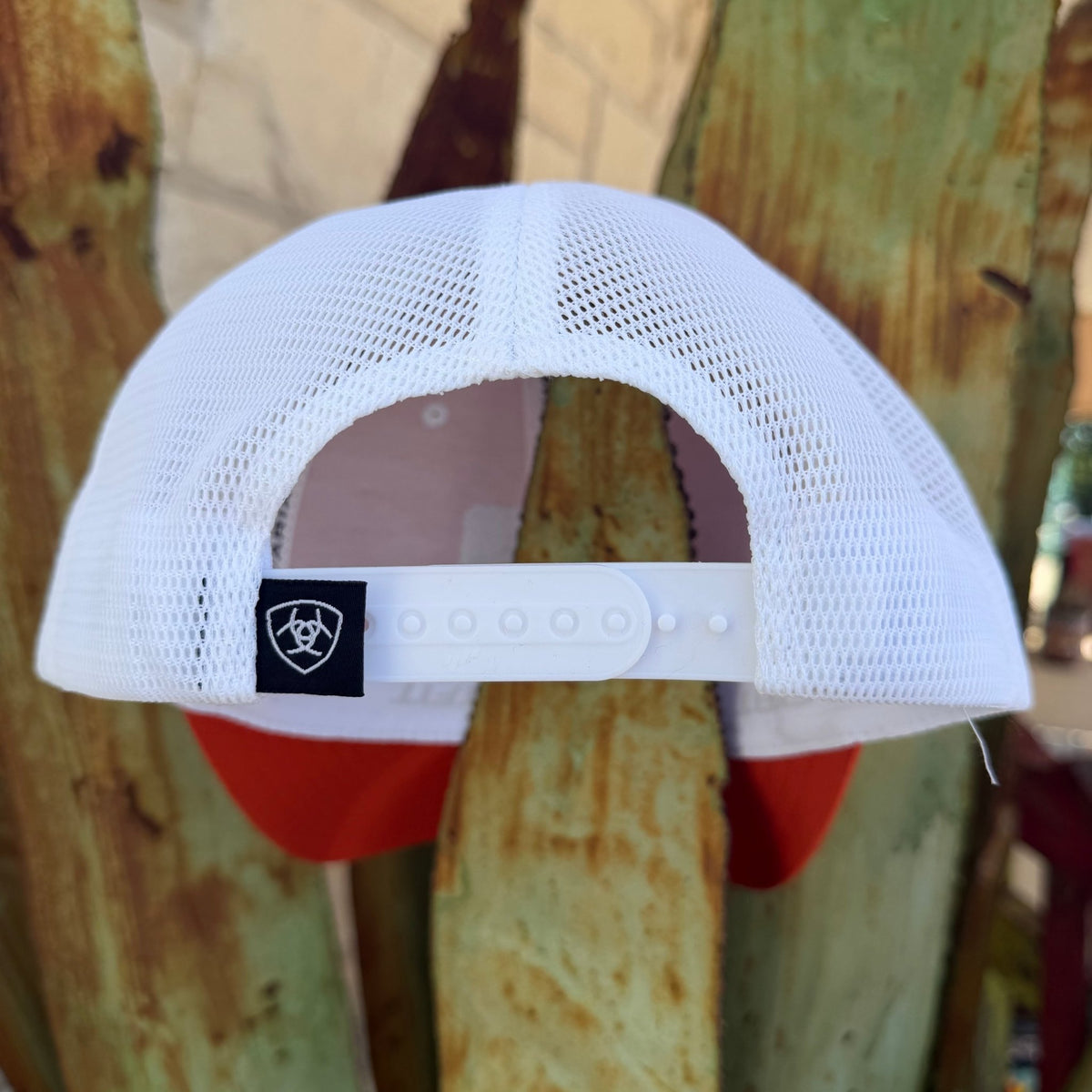 Men's Ariat Orange Aztec-Inspired Logo Cap