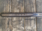 Men's Aztec Woven Basket Weave Tooled Leather Belt