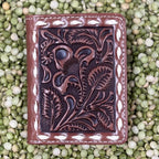 Men's Bifold M&F Smooth Leather Whip Stitch Flip Wallet