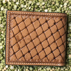Men's Bifold Tooled Leather Wallet