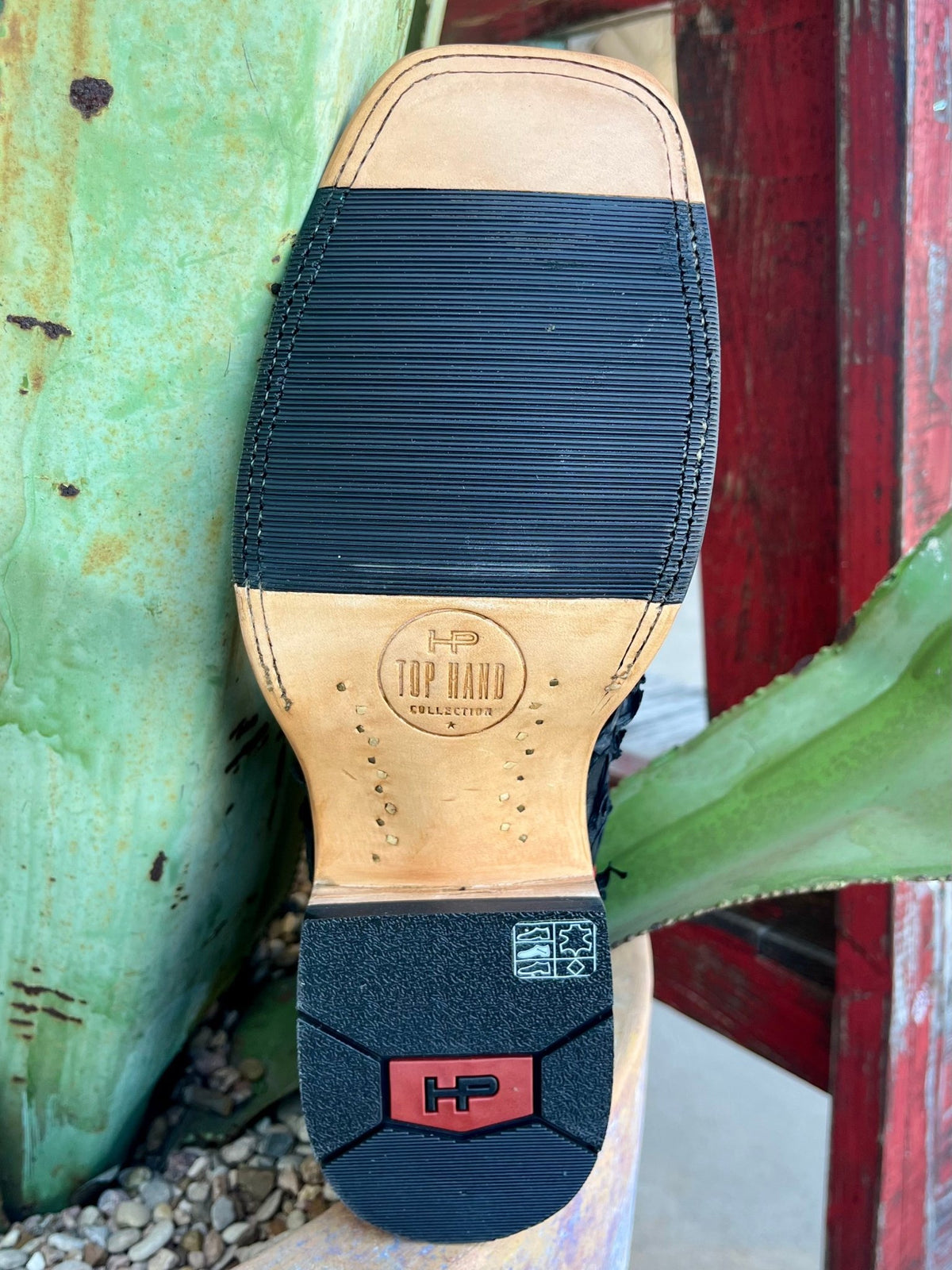 Men's Big Bass Leather & Neoprene Western Boot