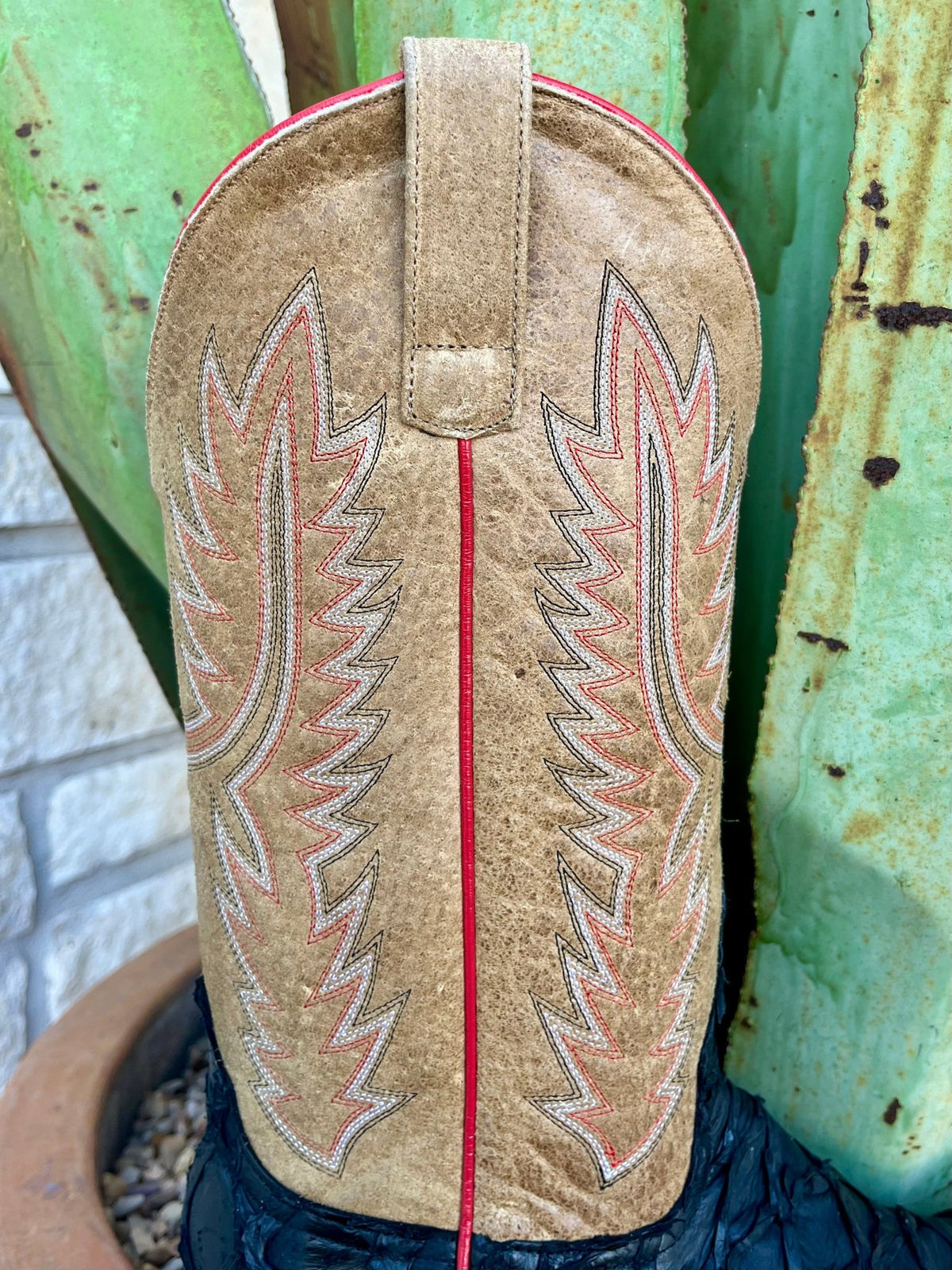 Men's Big Bass Leather & Neoprene Western Boot