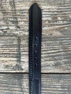Men's Black Basketweave Ranger Belt