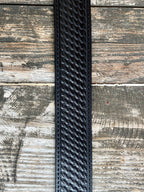 Men's Black Basketweave Ranger Belt