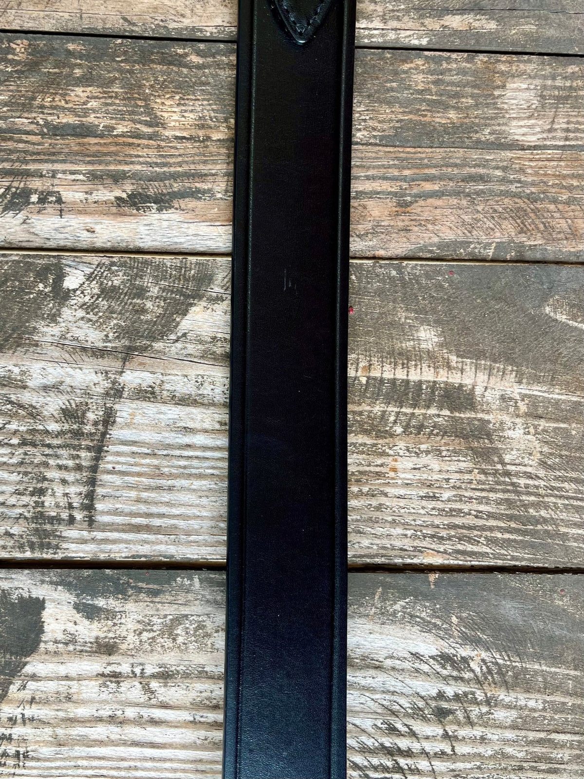 Men's Black Ranger Waxed Leather Belt