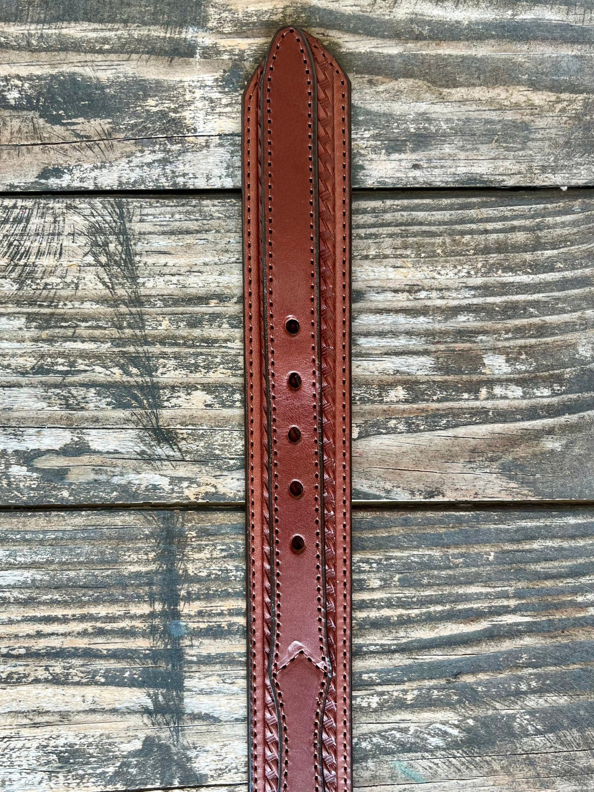 Men's Brown Basketweave Ranger Belt
