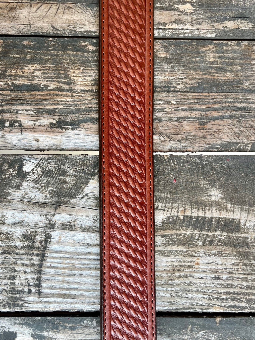 Men's Brown Basketweave Ranger Belt