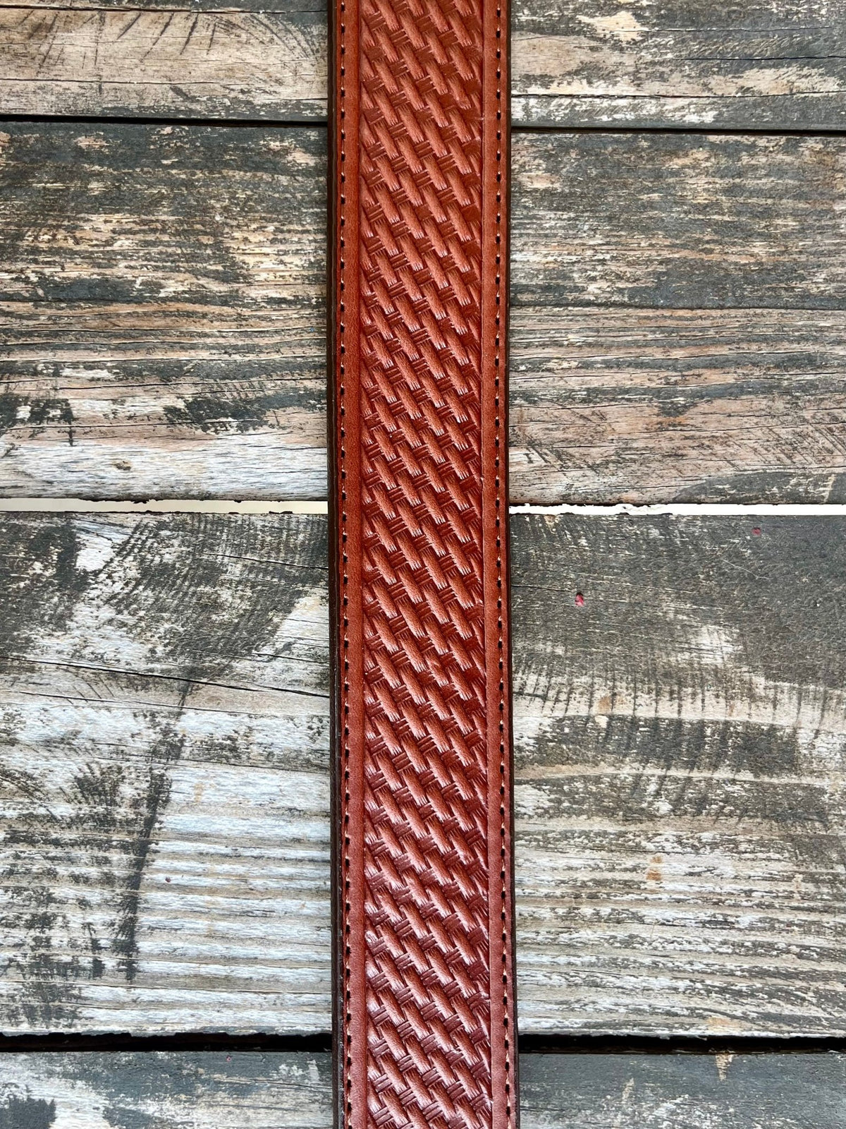 Men's Brown Basketweave Ranger Belt