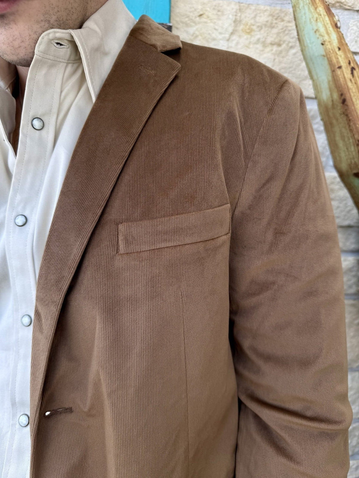 Men's Brown Corduroy Sport Coat