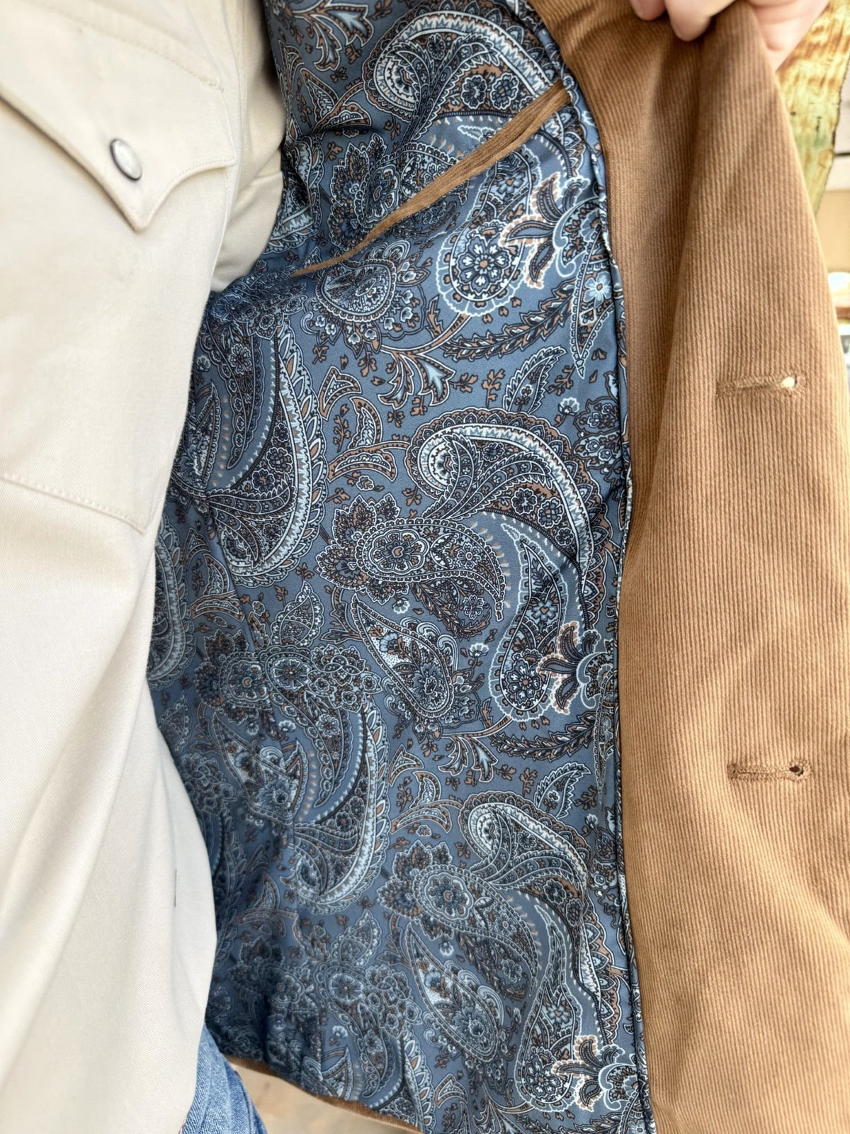 Men's Brown Corduroy Sport Coat