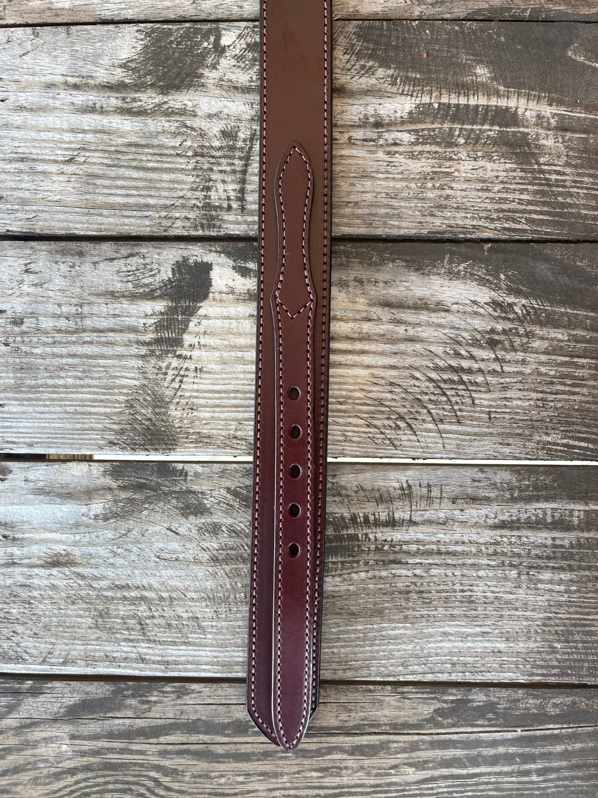 Men's Brown Ranger Waxed Leather Belt