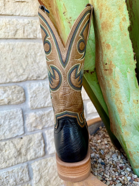 Men's Bullhide Wide Square Toe Western Boot