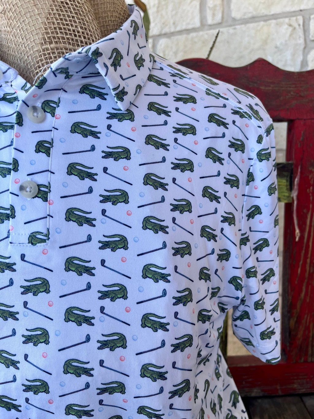 Men's Burlebo Alligator Polo Shirt