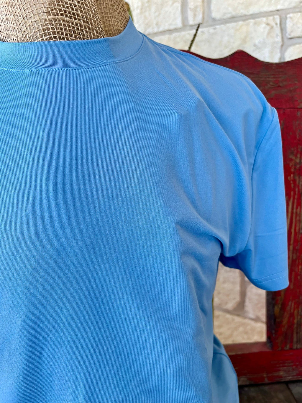 Men's Burlebo Solid Blue T-Shirt