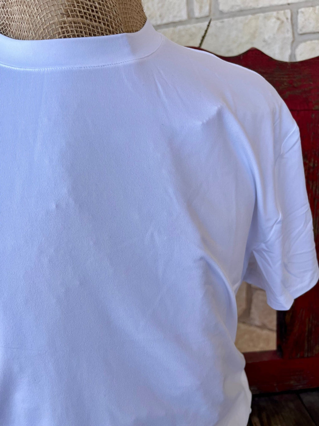 Men's Burlebo Solid White T-Shirt