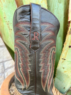 Men's Caiman Belly Square Toe Western Boot