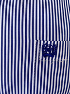 Men's Cinch Blue White Stripe Button Down Long Sleeve Shirt