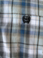 Men's Blue Plaid Cinch Long Sleeve - MTW1105797 - BLAIR'S Western Wear located in Marble Falls TX 