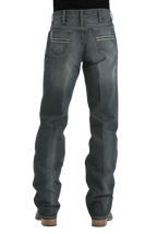 Men's relaxed fit straight-leg jean in dark stonewash 100% cotton denim — Blair's Western Wear Marble Falls TX