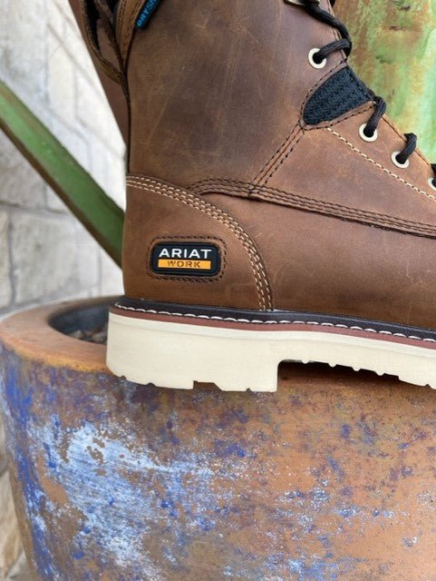 Men's Composite Toe Moc Toe Waterproof Work Boot